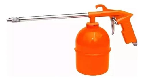 Compresor De Aire 50 Lts 2.5hp Kit Manguera Pistola Inflador Azul 50 Hz Bifásica