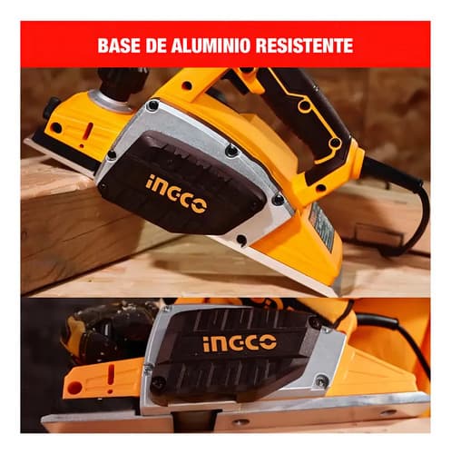 Cepilladora Ingco Electrico Industrial 750w, 17000rpm. Hnt Color Naranjo