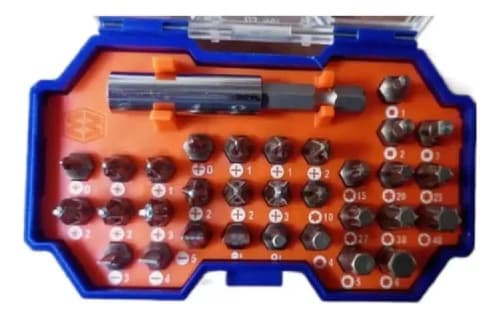 Kit Set Juego De Puntas Wadfow Wbs3b32 Adaptador 32 Pzs Cr-v
