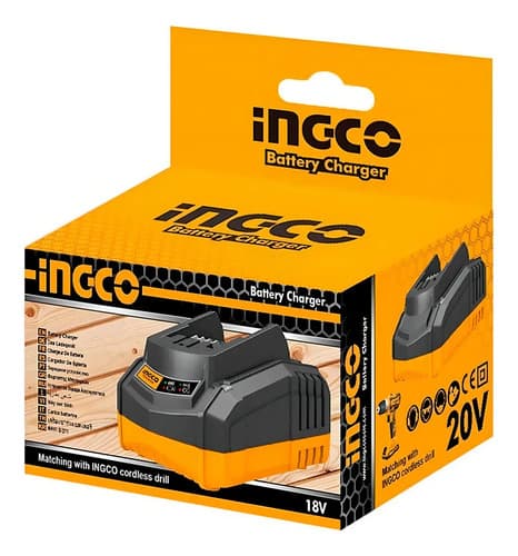 Cargador Bateria 20v 2.0ah Power Ion Litio Linea P20s Ingco