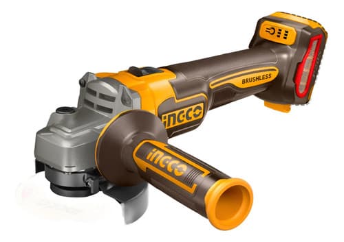 Kit Ingco Atornillador Percutor + Amoladora 20v + Accesorios Color Naranja Frecuencia 50 60hz