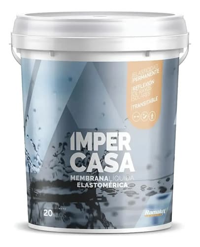 Membrana Liquida Blanca 20kg Con Poliuretano Transitable