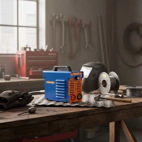 Soldadora Inverter 130 Amp Wadfow Azul