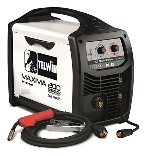 Soldadora Inverter Telwin Máxima 200 Synergic Color Blanco/n Blanco/negro