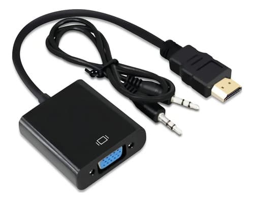 Adaptador Conversor Convertidor Hdmi A Vga Con Audio Activo®
