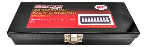 Puntas Allen 4-19mm - Dado Tubo Encastre 1/2 | Eurotech