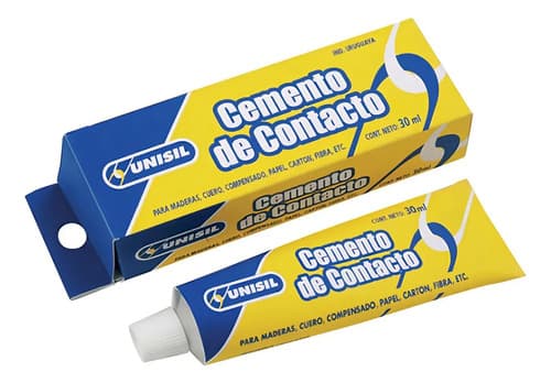 Unisil Adhesivo Cemento Contacto Amarillo 30ml Superficies Profesional