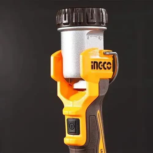 Linterna De Trabajo Ingco 20v Led 8w 450 Lumenes + Bat 4 Ah Blanco Naranja Claro