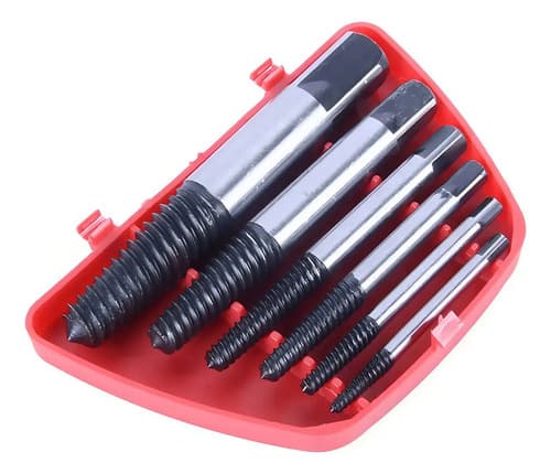 Kit Extractor De Tornillos Rotos Inserto Express 5 Piezas Acero
