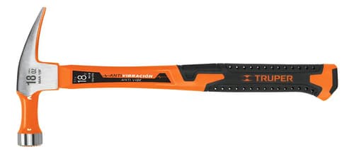 Martillo 510g Uña Recta, Mango Fibra De Vidrio, Truper