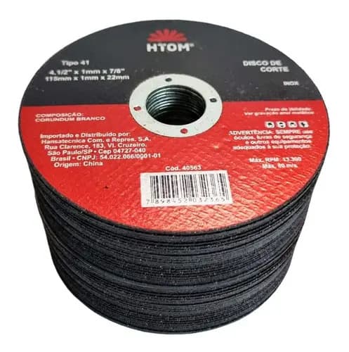 50 Discos De Corte, 4 1/2, Acero Inoxidable, Metal Fino, Amoladora De 1 Mm