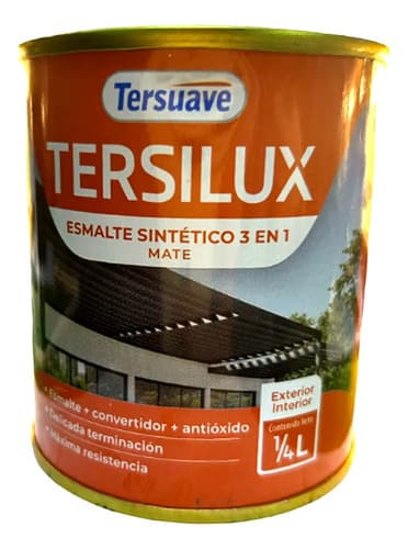 Esmalte 3 En 1 Convertidor Anti Oxido Tersuave 250 Ml Mate Color Blanco