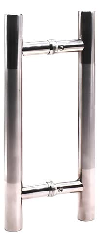Manijon Metalico 2pz Para Puerta 30x2.5cm Lh-2560 Plateado