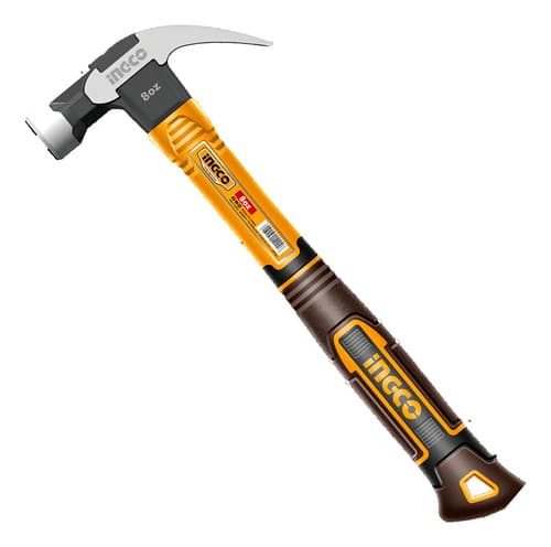 Martillo De Uña 220g Magnético Mango Fibra Ingco Hch81008