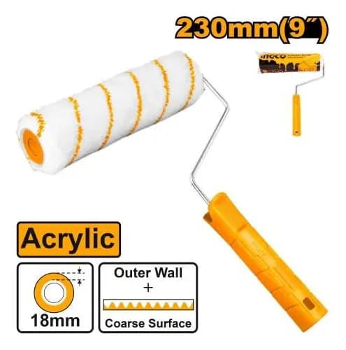 Rodillo Para Exterior 23cm Ingco Hrht04092
