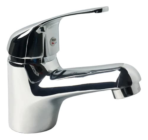 Monocomando Lavatorio Lat Mulata Canilla Baño Cocina Acabado Brillante Color Gris