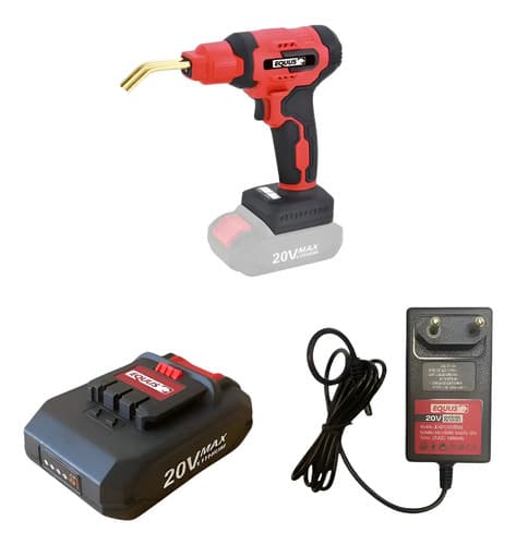 Soldadora De Plástico Inalámbrica + Batería + Cargador Equus Rojo