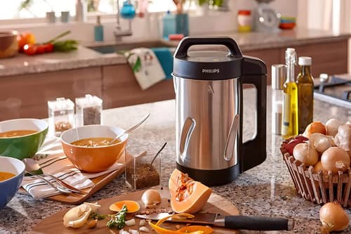 Soup Maker Philips Hr2203 Sopas Batidos Compotas Cremas Puré Color Negro
