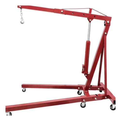 Pluma Hidraulica 2 Ton Plegable Knova Rojo