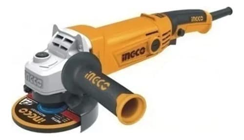 Ff Amoladora Angular Velocidad Variable 4½ Ingco 1010w Indus Amarillo