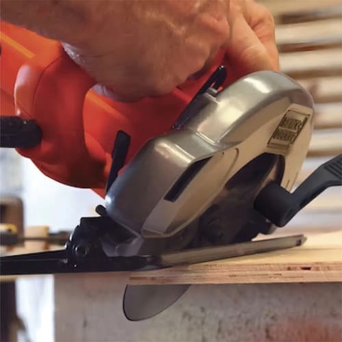 Sierra Circular Eléctrica Black+decker Cs1004 184mm 1400w Naranja 50hz