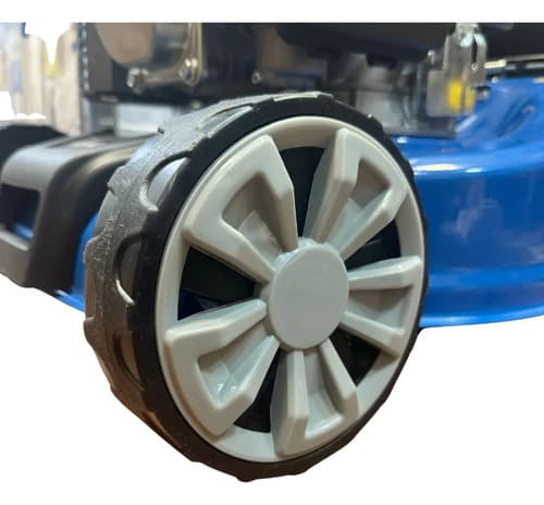 Cortacesped Nafta 3hp 66cc Con Recolector Hyundai Azul