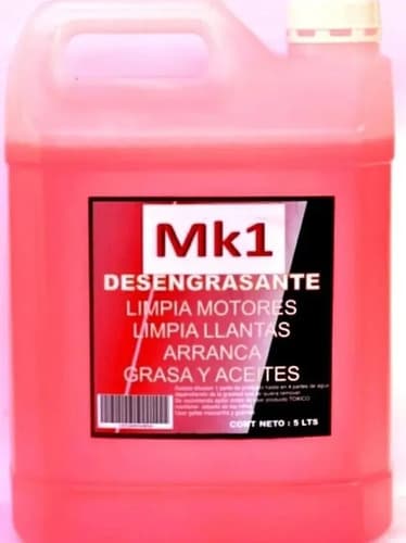 Desengrasante De Motores Limpia Llantas Limpia Hornos 5 Lts