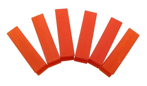 Cuñas Niveladoras Y Clips Para Piso Fertak (100 Cuñas + 500 Clips) Phantom Red