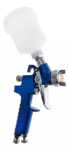 Pulverizador 600ml Ajustes Precisos Pintar Moto Y Pared Azul