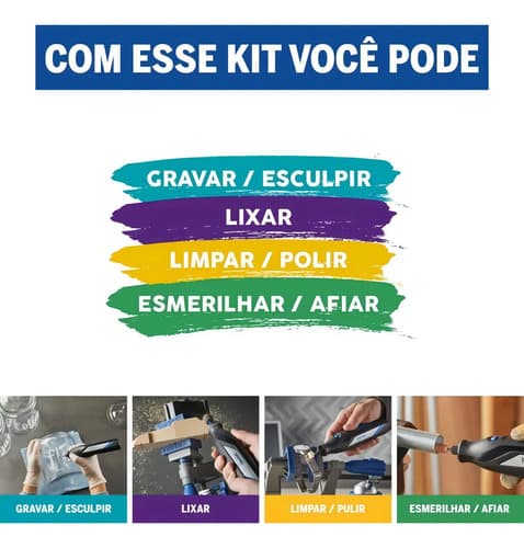 Minitorno Dremel 7350 Con 5 Accesorios