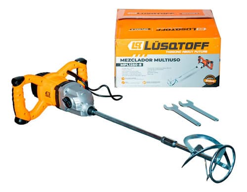 Mezclador De Pintura Cemento Electrico 1250 Watts Lusqtoff