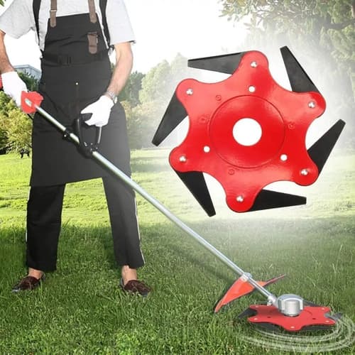 Kit De 2 Cuchillas Con Discos De 6 Puntas, Desbrozadora Para Up