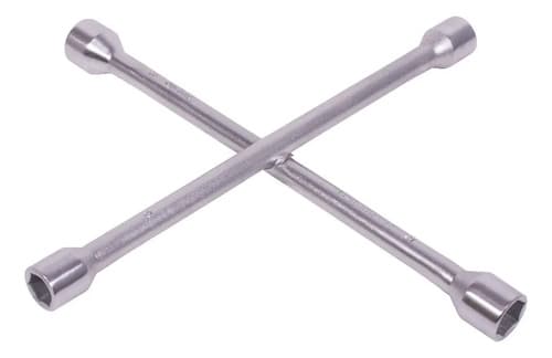Llave Cruz Cromada 4 Bocas 17mm 19mm 21mm 23mm Reforzada