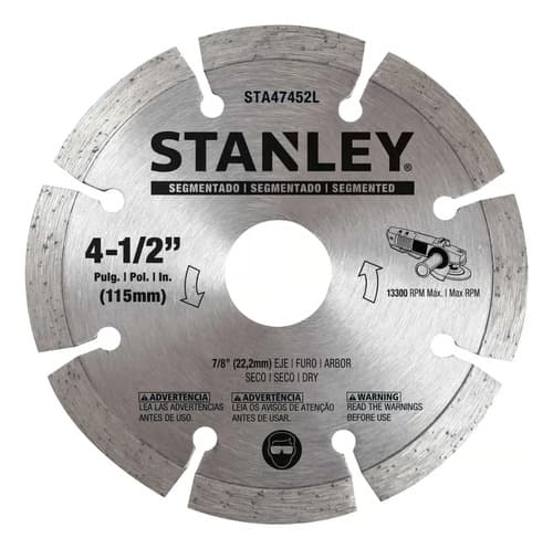 Kit Amoladora+ 10 Discos Stanley Sg7115v10b2c Corte-desbaste Color Amarillo