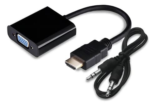 Adaptador Conversor Convertidor Hdmi A Vga Con Audio Activo®