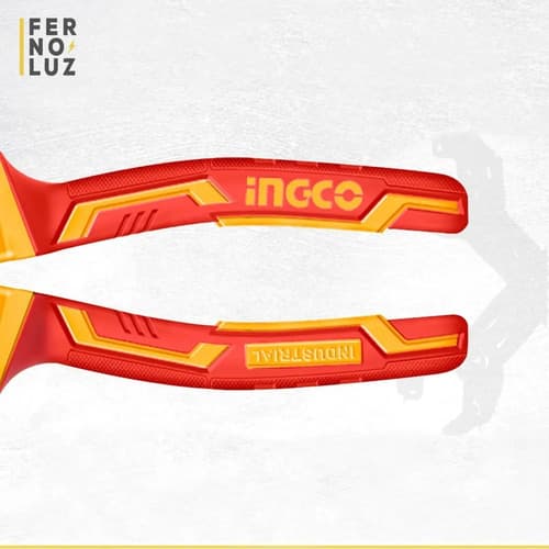 Alicate Pinza Corte Diagonal Ingco 6 160mm Dieléctrico 1000 Rojo/amarillo