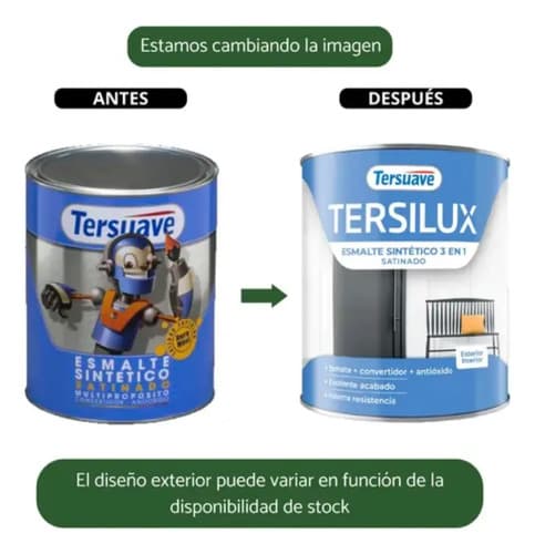Esmalte Tersuave Sintético Multipropósito Satinado 0.5l- Mix Color Blanco