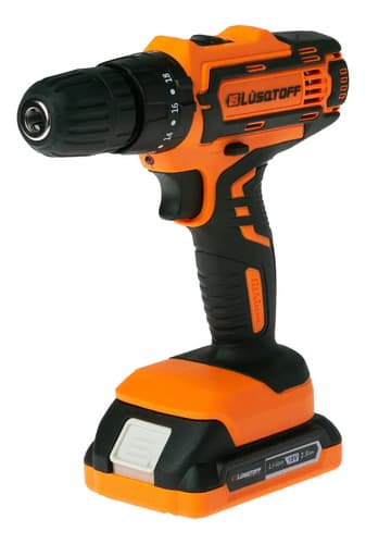 Taladro Percutor Atornillador Inalámbrico Lüsqtoff Atl18-8b 18v 2 Bat Color Naranja