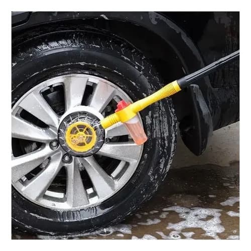 Cepillo Giratorio Para Lavado De Coche, Color Amarillo