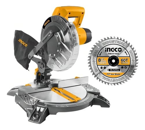 Sierra Ingletadora Ingco Disco 8 Corte 120mm1400w Bms14002 5000rpm