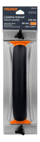 Fretacho Para Yeso 9'' Base Metal Ergonomica Truper Color Negro
