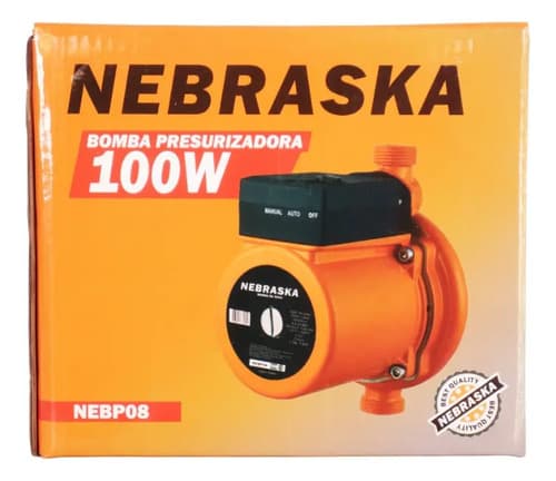Bomba Presurizadora Nebraska 100w Elevadora De Presión