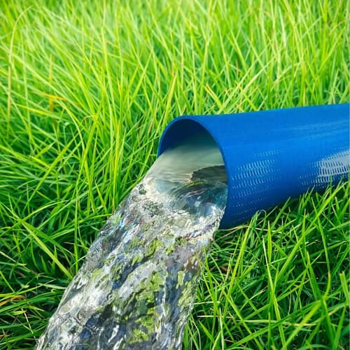 Manguera Plana Motobomba Pvc 4 Bar Riego Layflat 2 Pulgadas 50mts Azul Gac-101159 Gaccoa