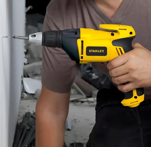 Atornilladora Para Yeso Stanley 520w Stdr5206 Amarillo