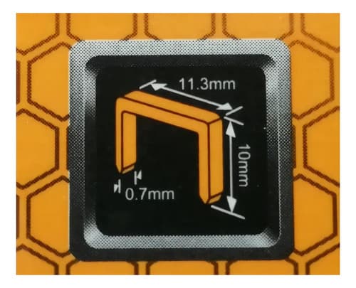 Pack 3 Cajas Grapas Ingco 1000 Piezas C/u 10mmx0.7mm Sts0110