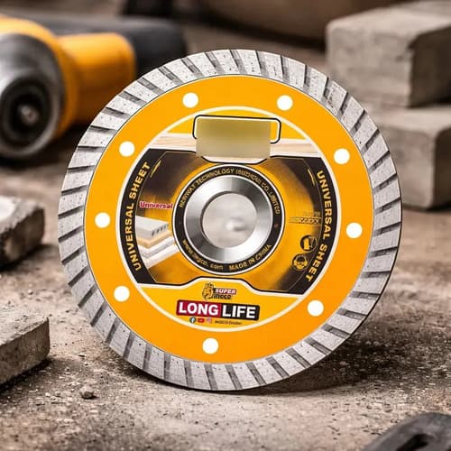 Disco Turbo 115mm 4 1/2 X 22.2mm Ingco Dmd031152 Amarillo