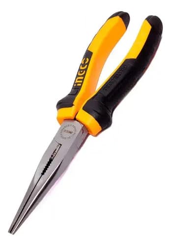 Pinza Punta Media Caña Larga 8 Ingco Hlnp08208
