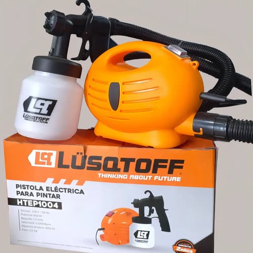 Equipo Para Pintar 450w Kit Soplete Eléctrico Lusqtoff