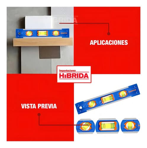Nivel Magnetico 22,5cm Aluminio Wadfow