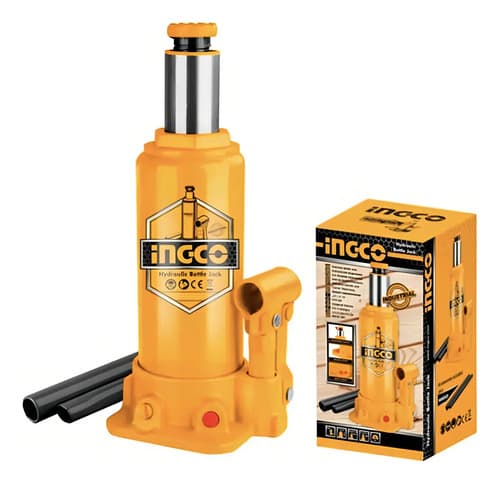 Gata Hidráulica Tipo Botella Ingco Industrial 4 Toneladas